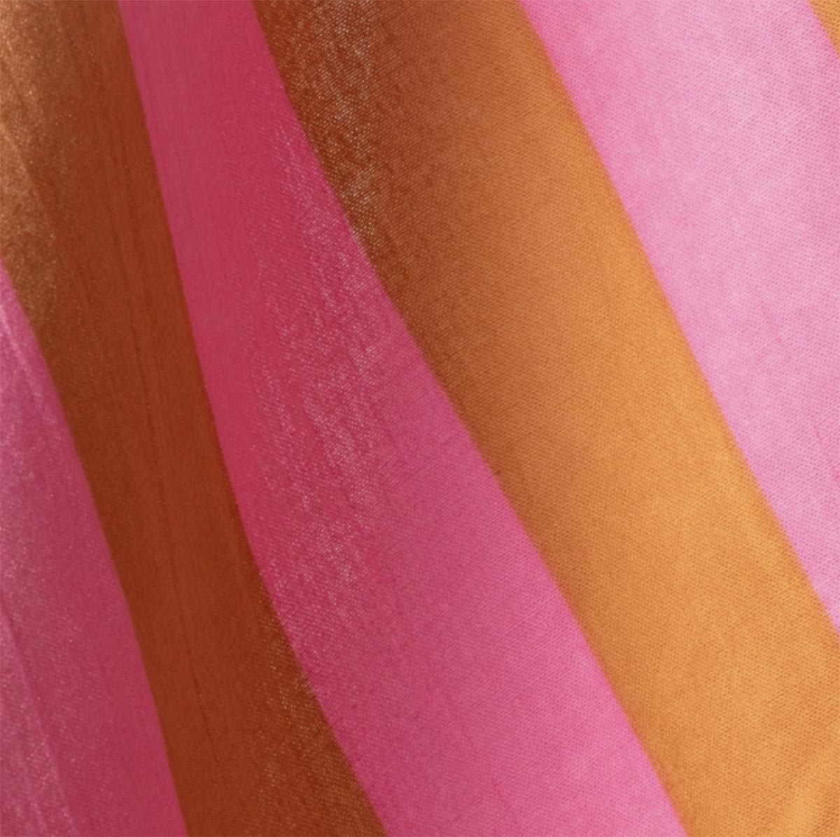 TORCHON ROSE / MARRON