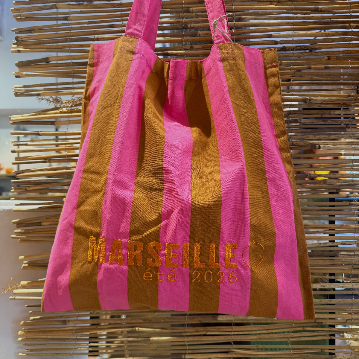 TOTE BAG BRODÉ SOPHIE FERJANI - MARSEILLE ÉTÉ 2026