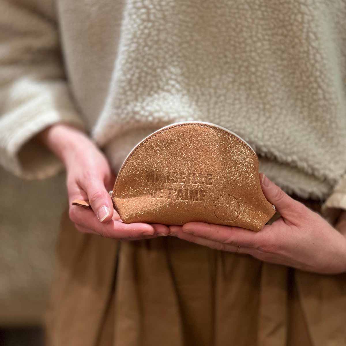 PORTE-MONNAIE EN CUIR - MARSEILLE JE T'AIME