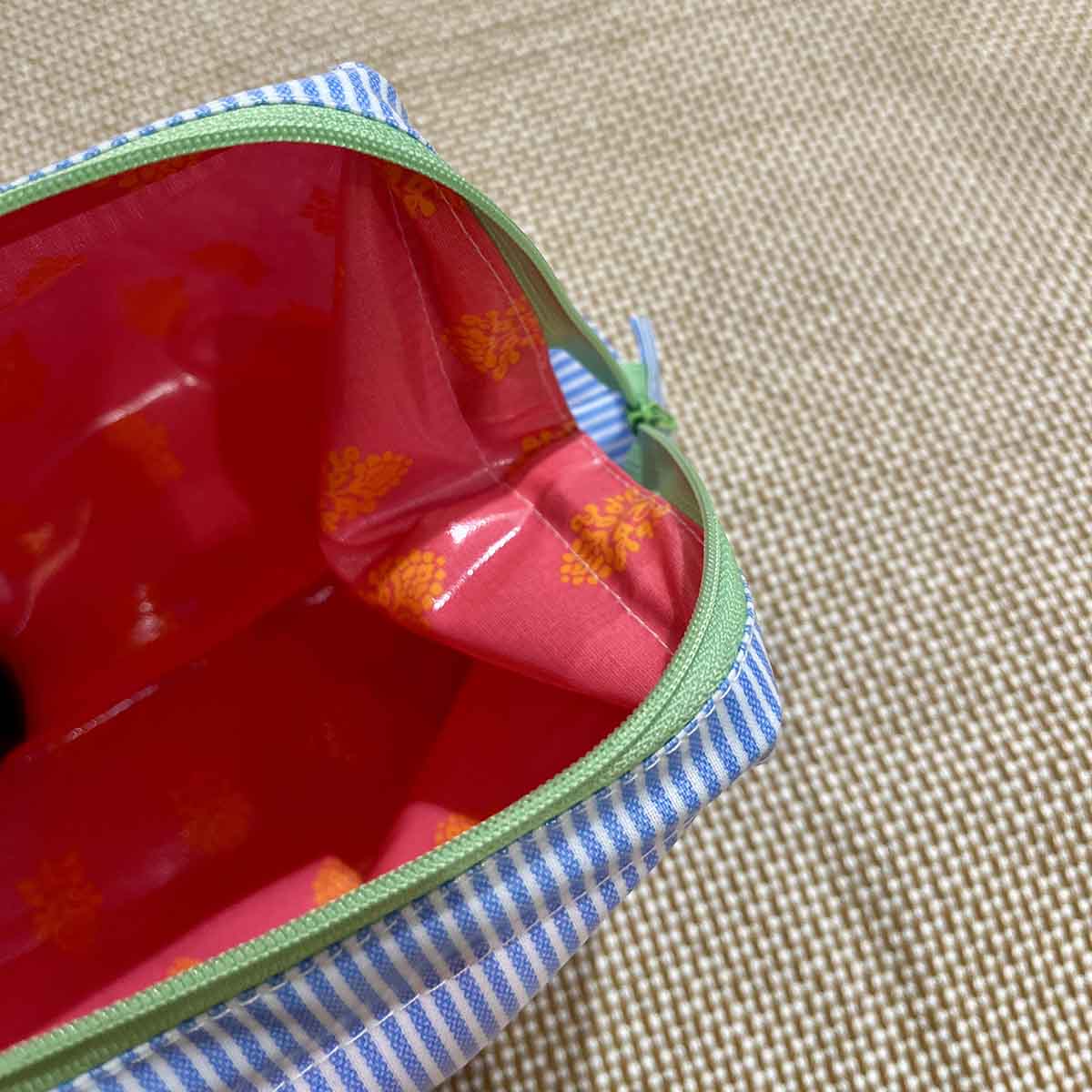 TROUSSE ENDUITE - RAYURES BLEU