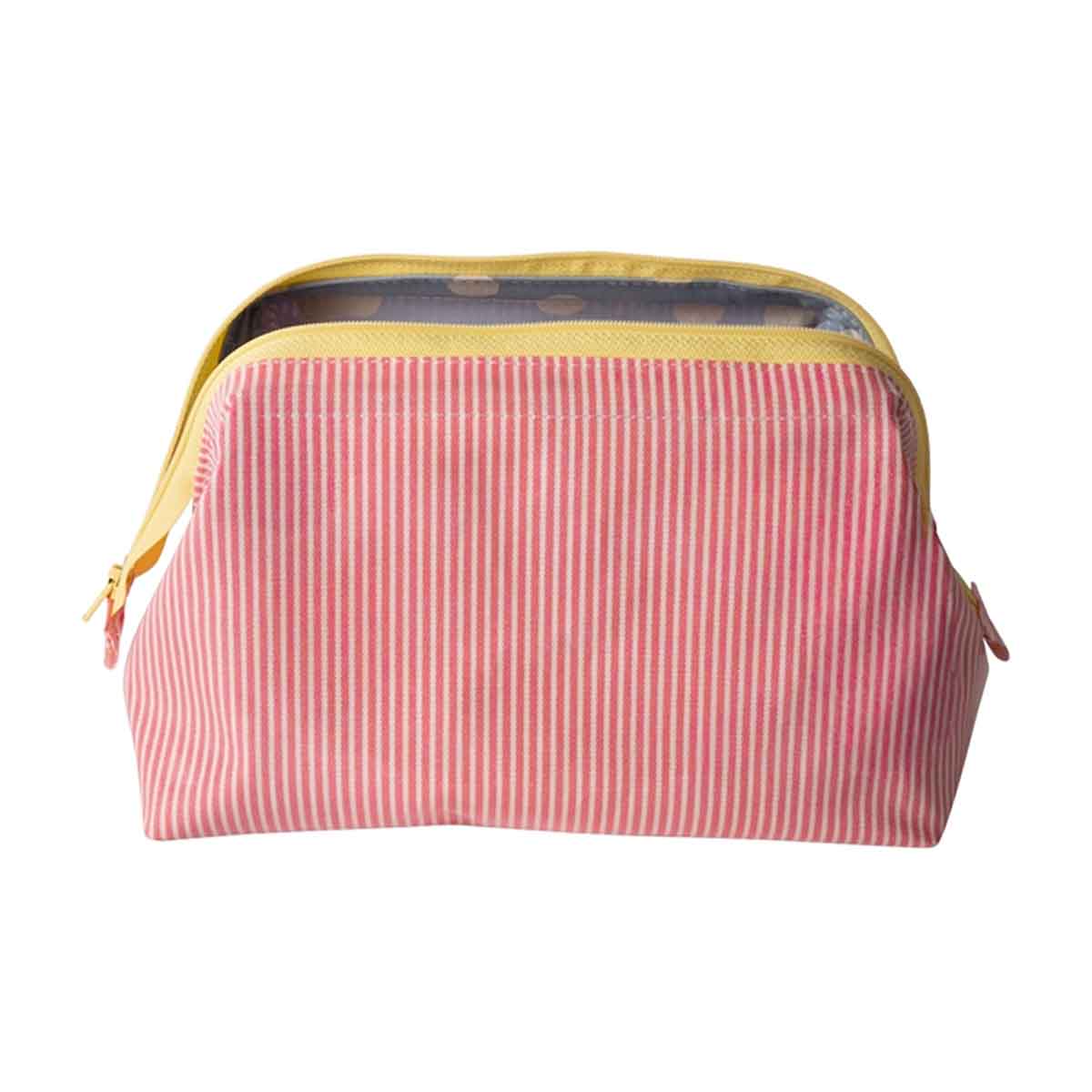 TROUSSE ENDUITE - RAYURES ROSE