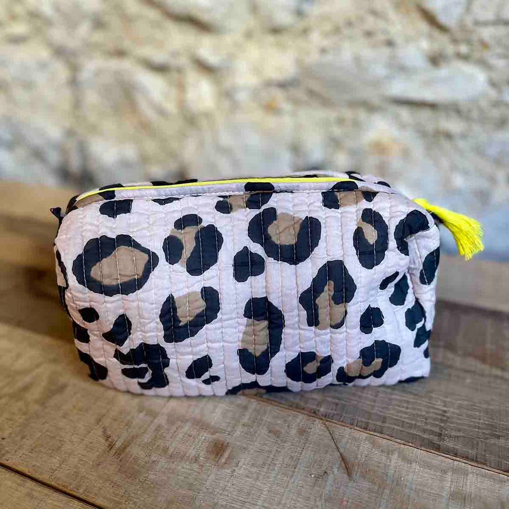 TROUSSE LÉOPARD BEIGE