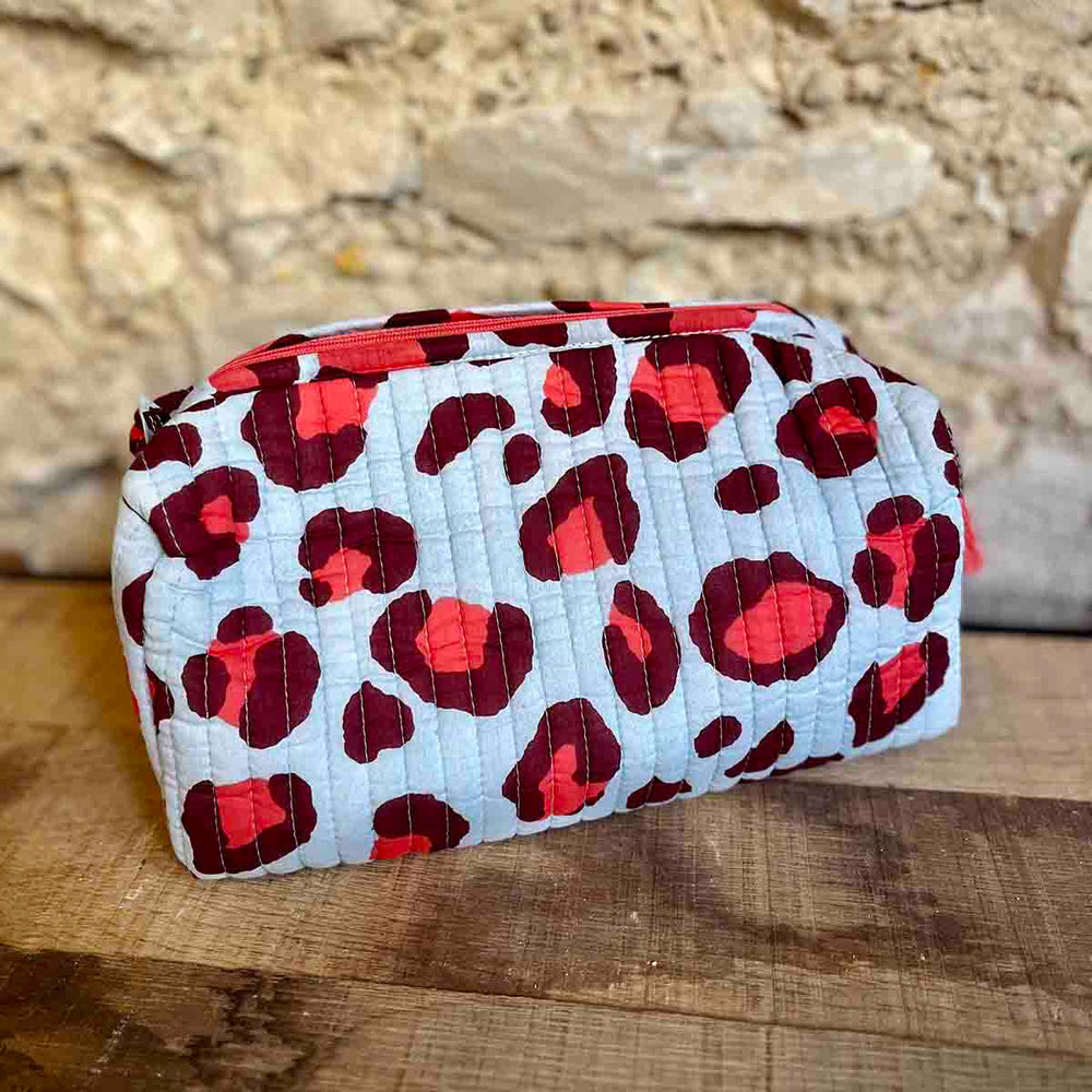 TROUSSE LÉOPARD BLEU