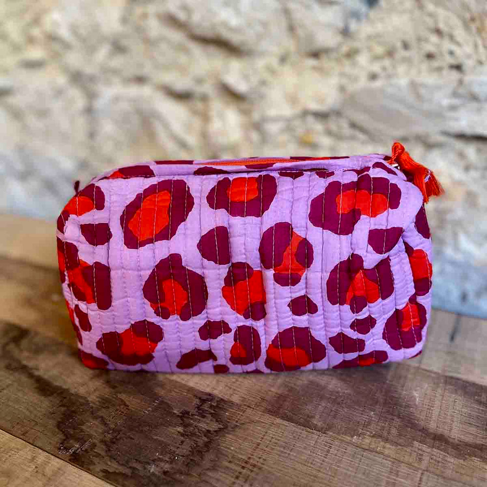 TROUSSE LÉOPARD VIOLET