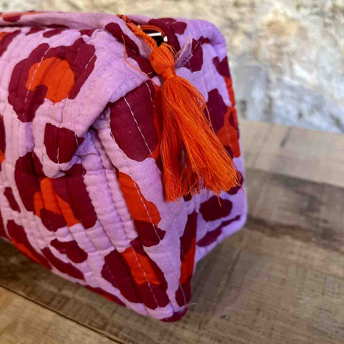 TROUSSE LÉOPARD VIOLET