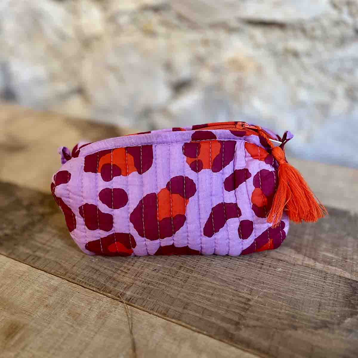TROUSSE LÉOPARD VIOLET
