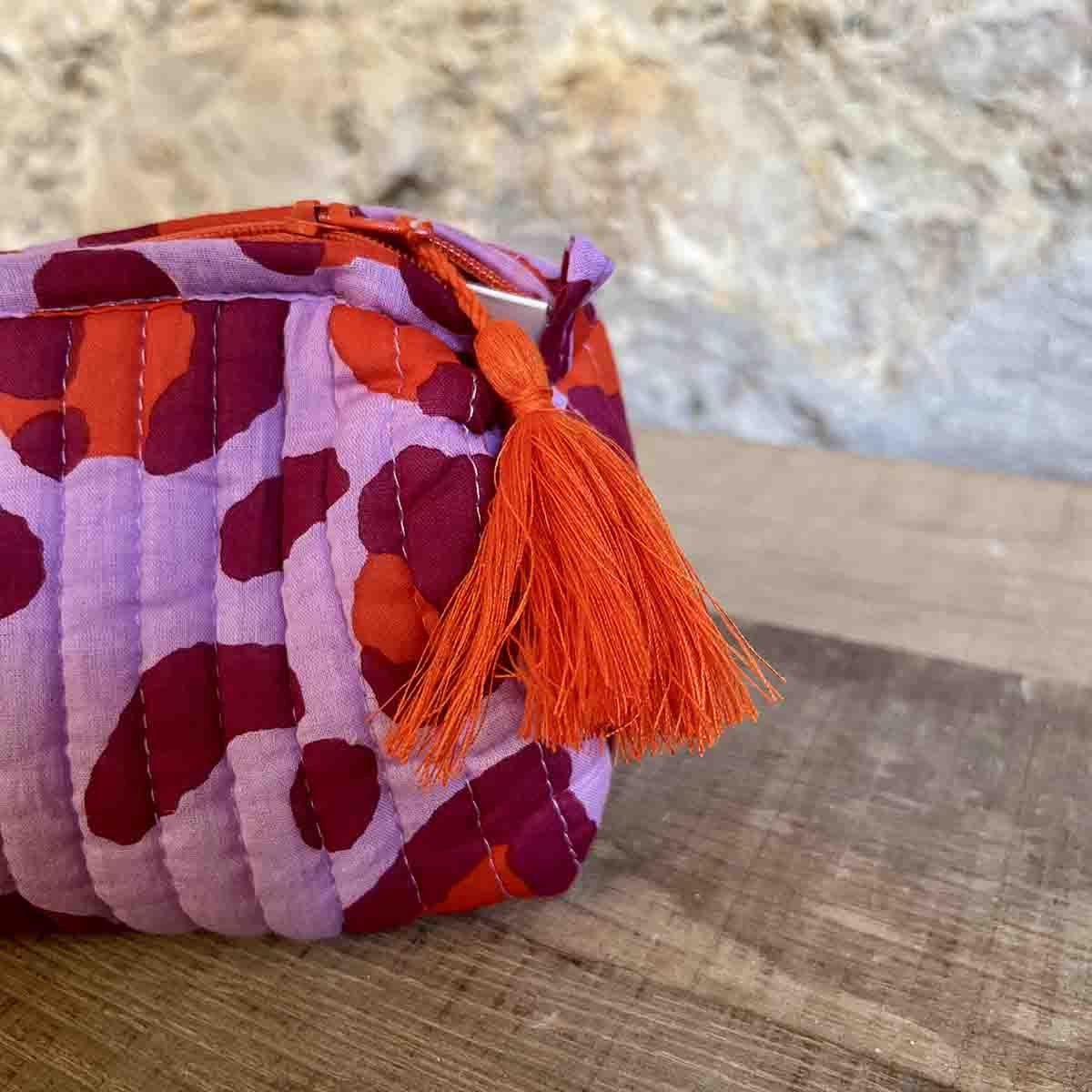 TROUSSE LÉOPARD VIOLET