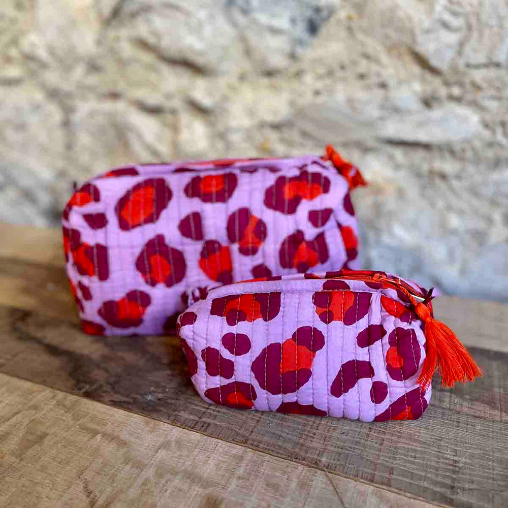 TROUSSE LÉOPARD VIOLET