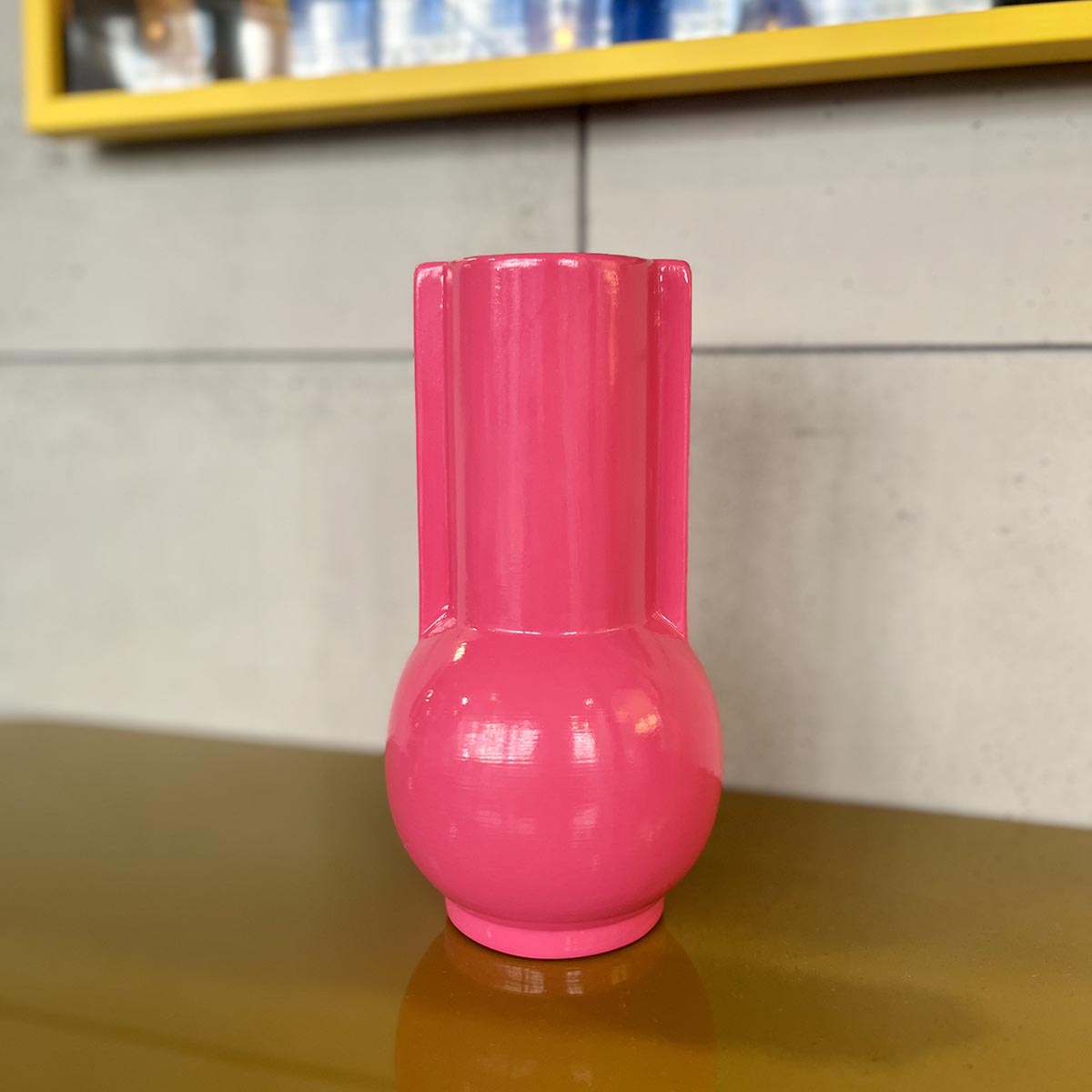 VASE ROSE HOT