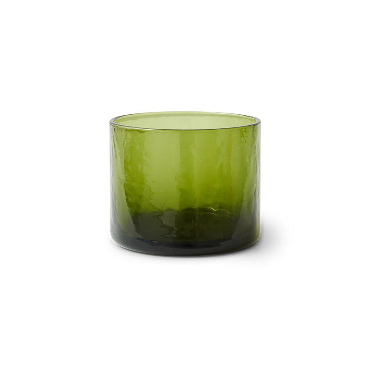 VERRE TUBE OLIVE